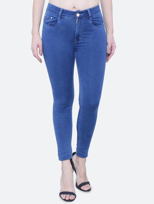 women's plain skinny fit jeans - 19332992 -  Standard Image - 0