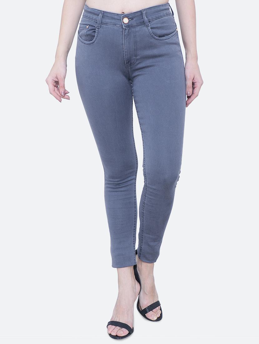 women's plain slim fit jeans - 19332994 - Zoom Image - 0