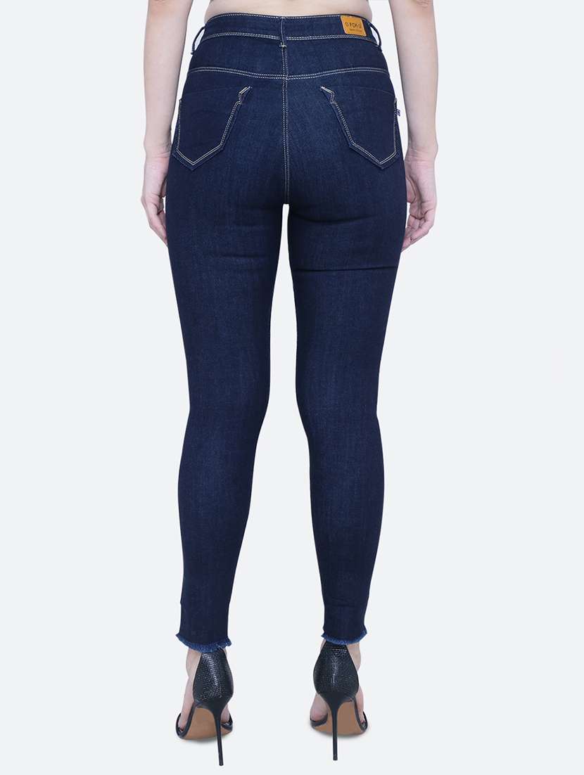 women's plain slim fit jeans - 19333006 -  Standard Image - 2