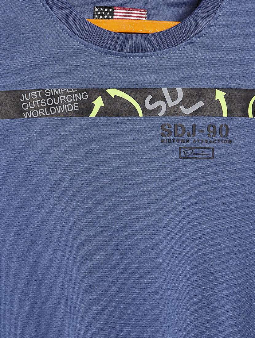 round neck printed sweatshirt - 19334769 -  Standard Image - 2