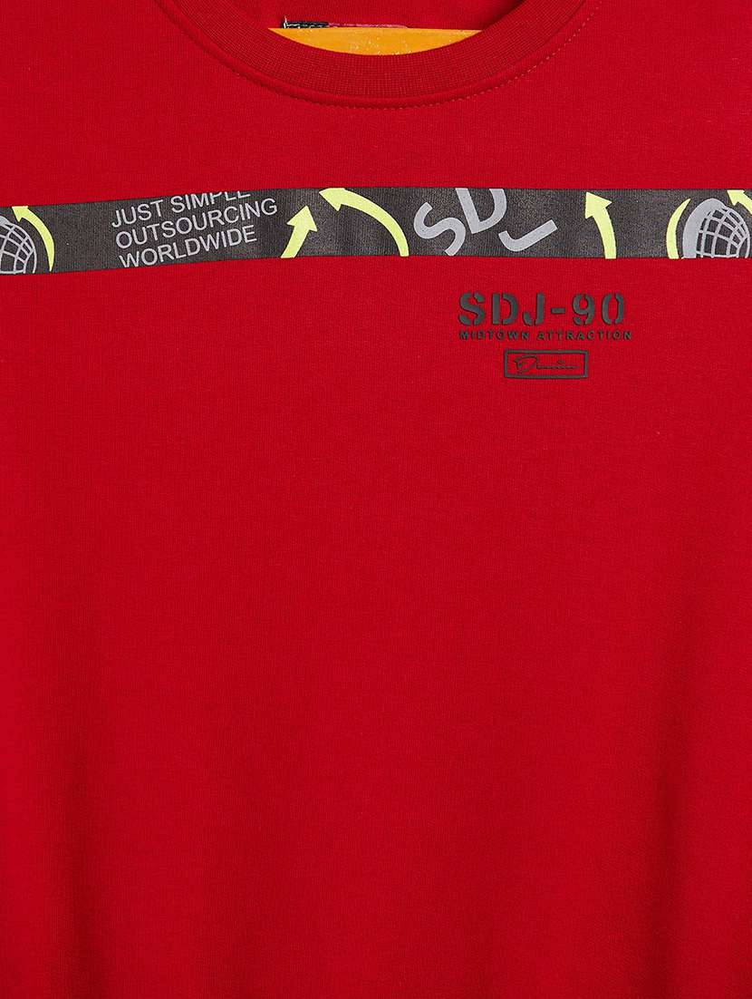 round neck printed sweatshirt - 19334770 -  Standard Image - 2