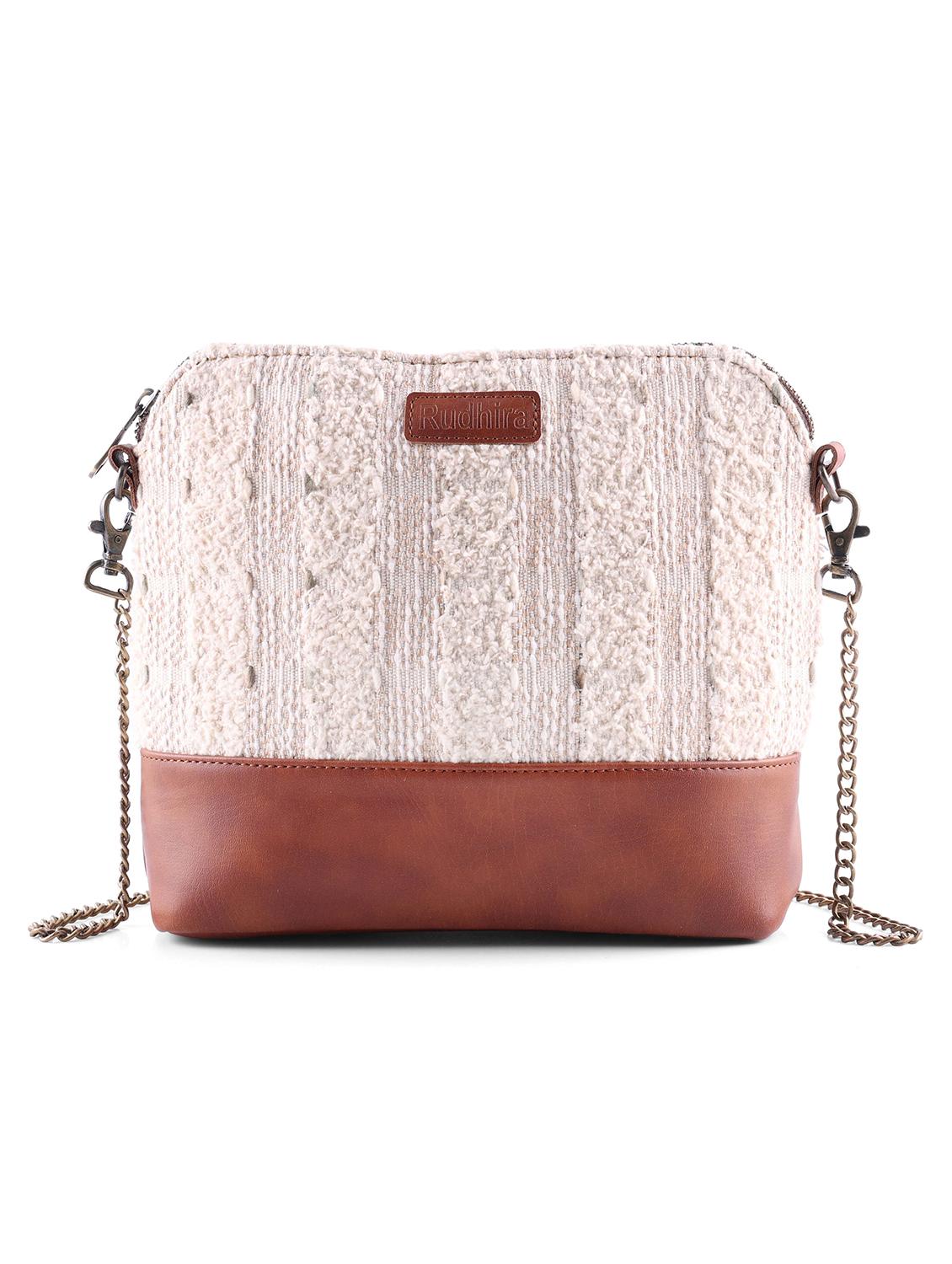 blue cotton sling bag - 19335170 -  Zoom Image - 0