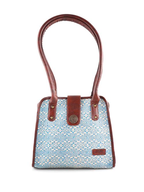 blue cotton sling bag - 19335171 - Standard Image - 0