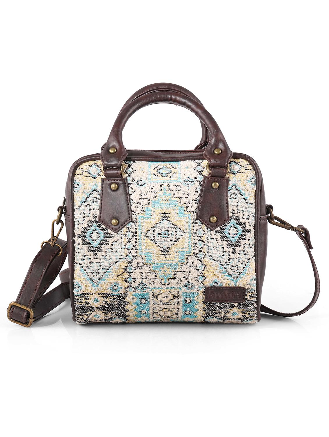 white cotton sling bag - 19335199 - Zoom Image - 0