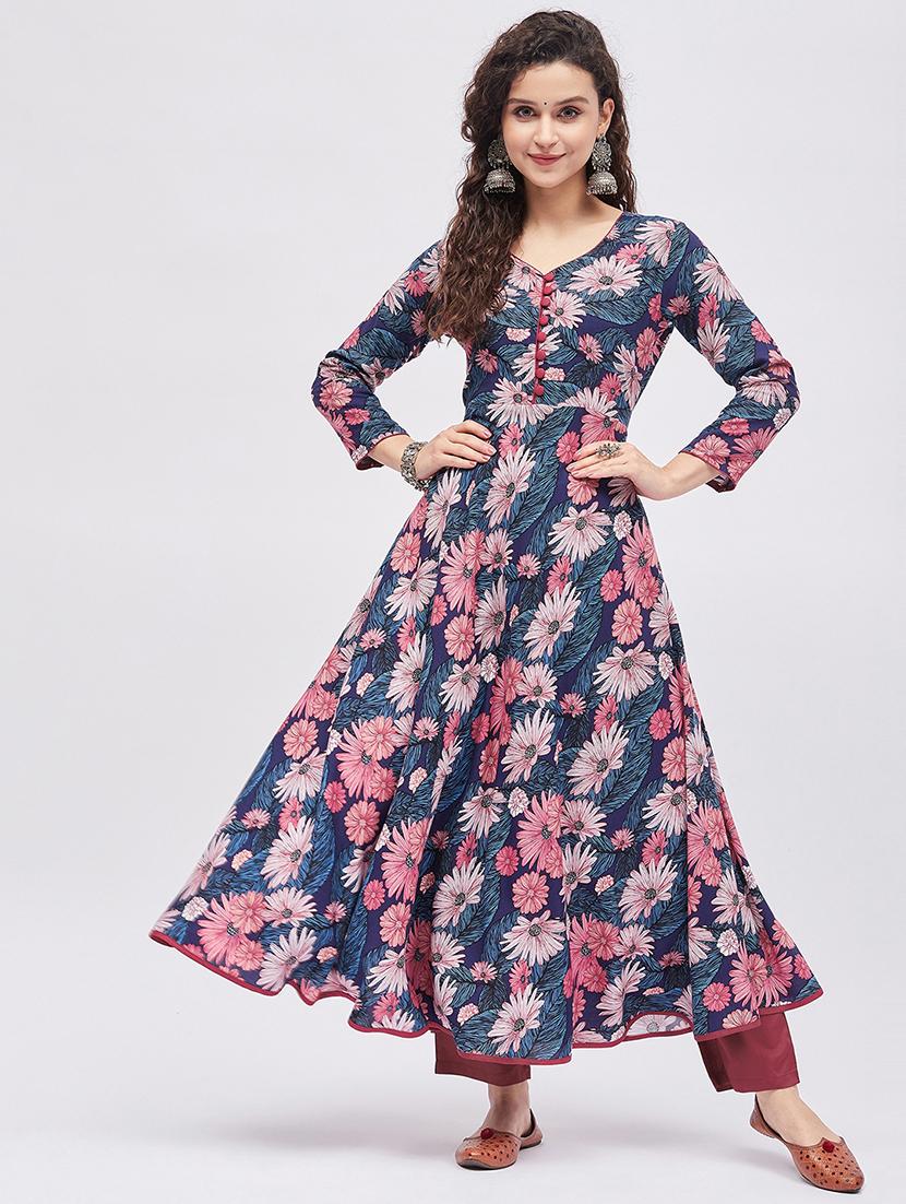 women's flared kurta