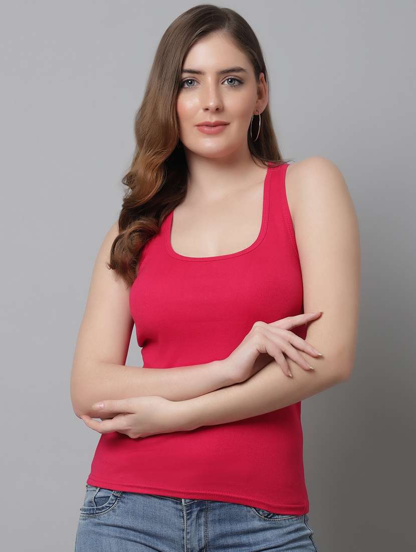 women's tank top round neck top