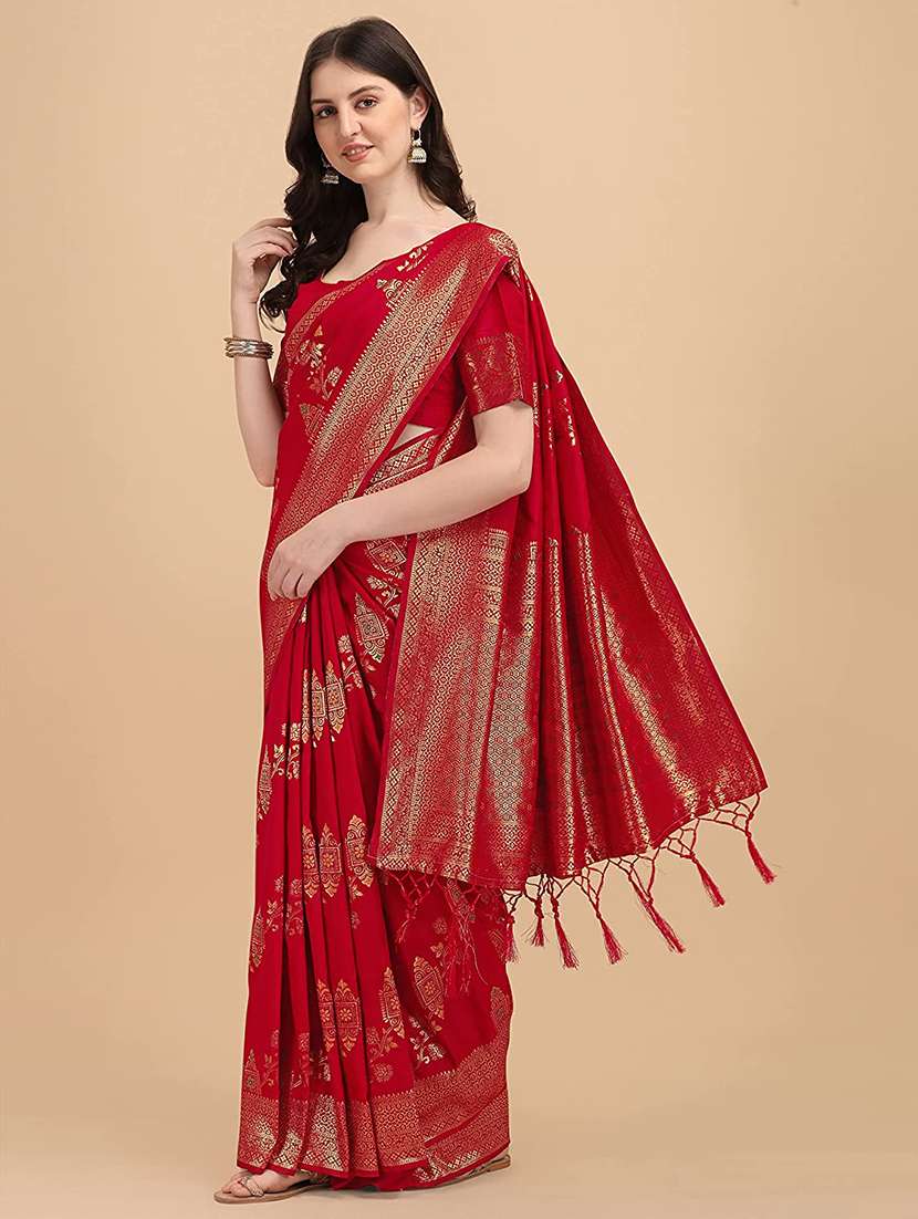 women's banarasi saree with blouse