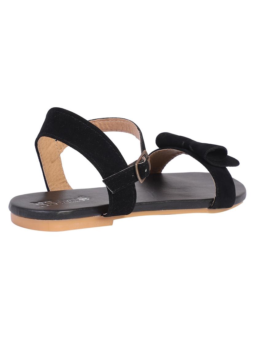 black ankle strap sandal - 19337685 - Standard Image - 2
