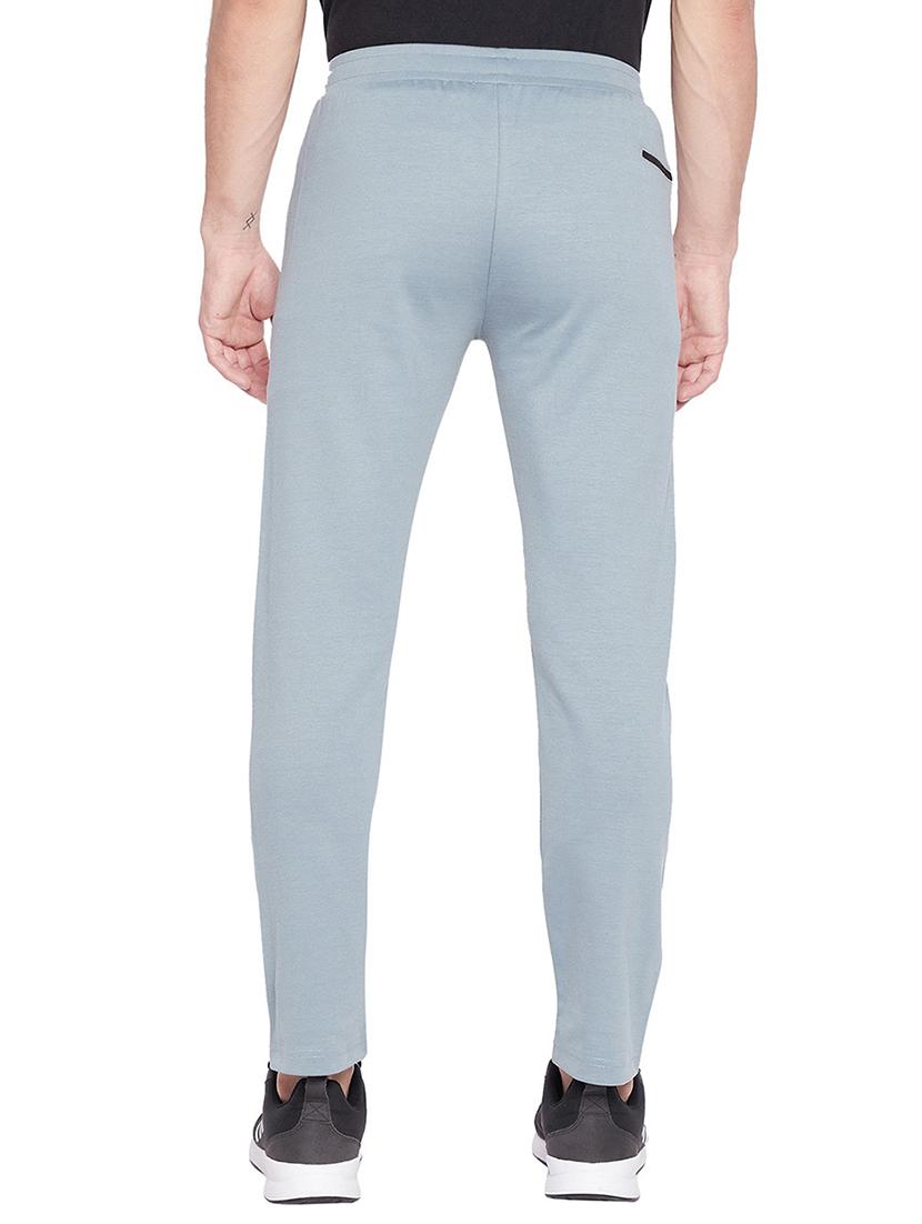 blue solid ankle length track pant - 19342313 - Standard Image - 2