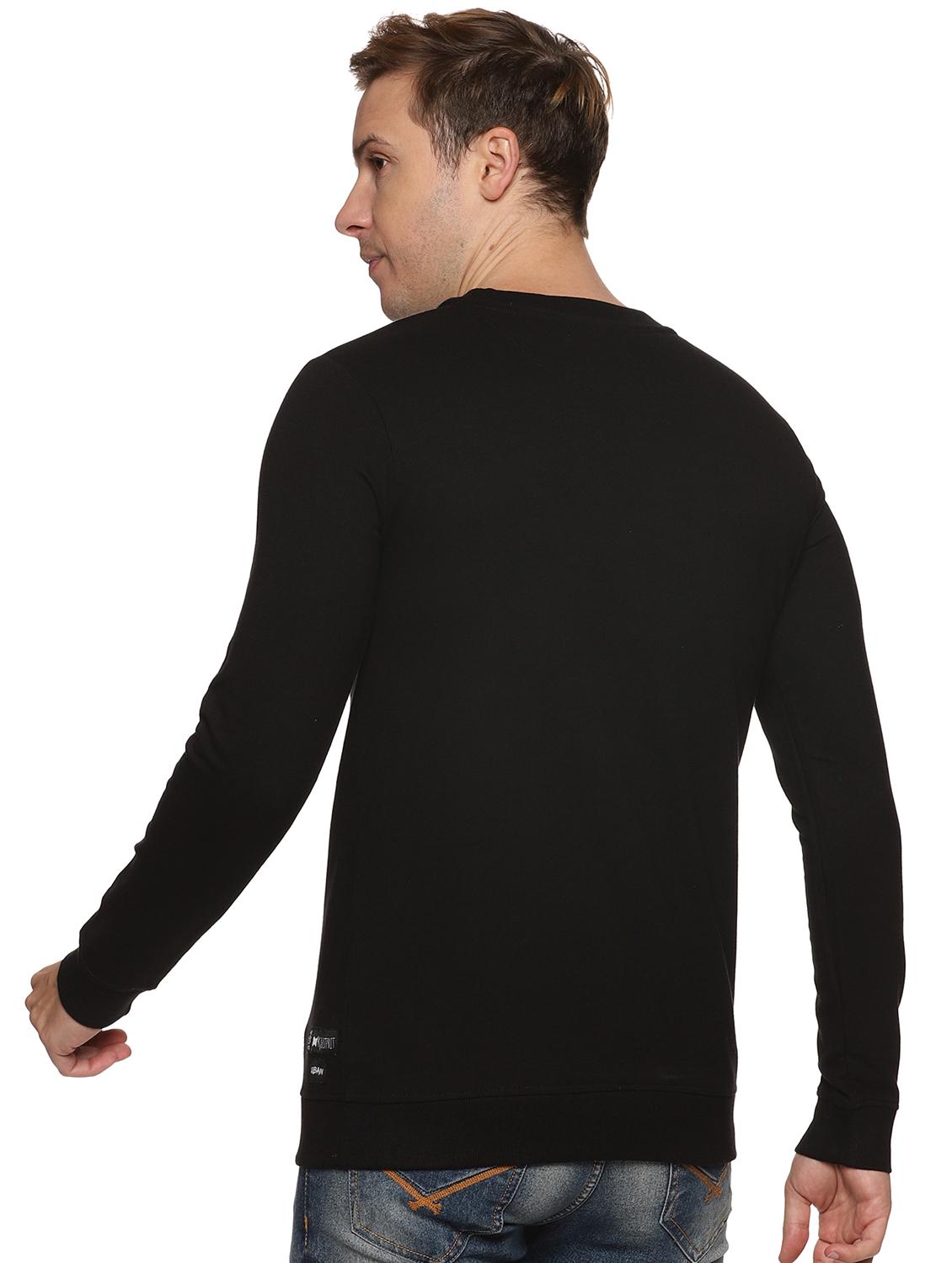 mens front print sweatshirt - 19343387 - Standard Image - 2