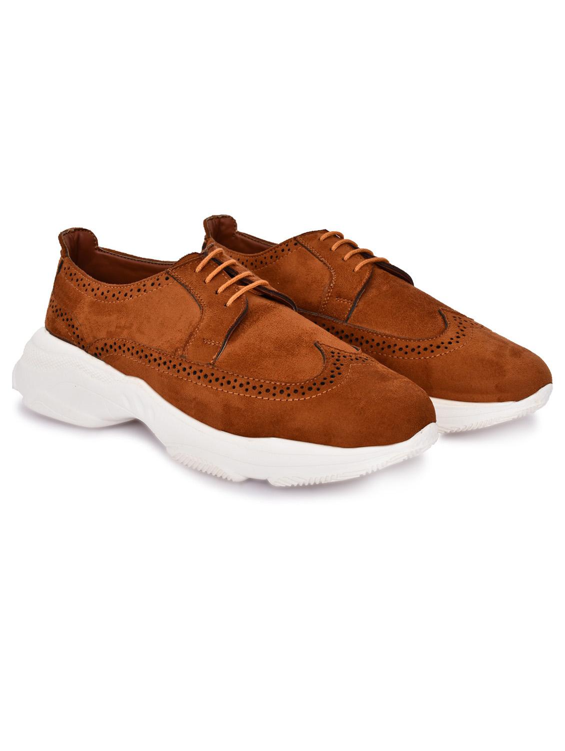 tan lace up shoes - 19345407 - Standard Image - 2