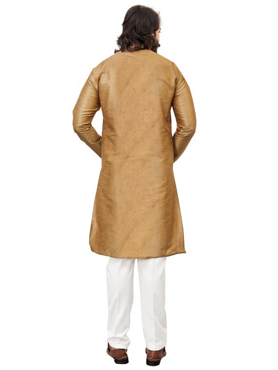 solids cotton kurta pyjama set - 19345523 - Standard Image - 2