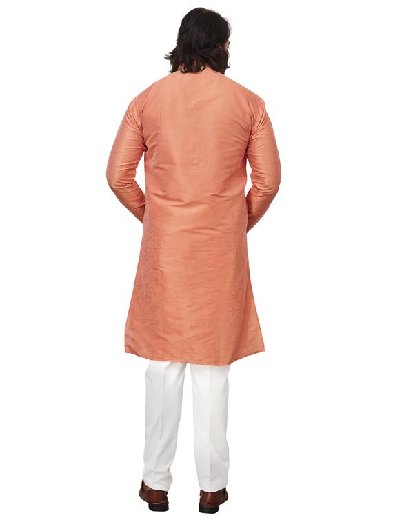 solids cotton kurta pyjama set - 19345525 - Standard Image - 2