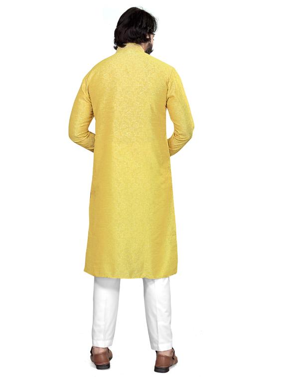 printed cotton kurta pyjama set - 19345532 - Standard Image - 2