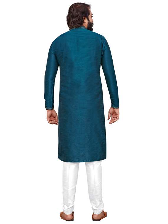 solids cotton kurta pyjama set - 19345583 -  Standard Image - 2