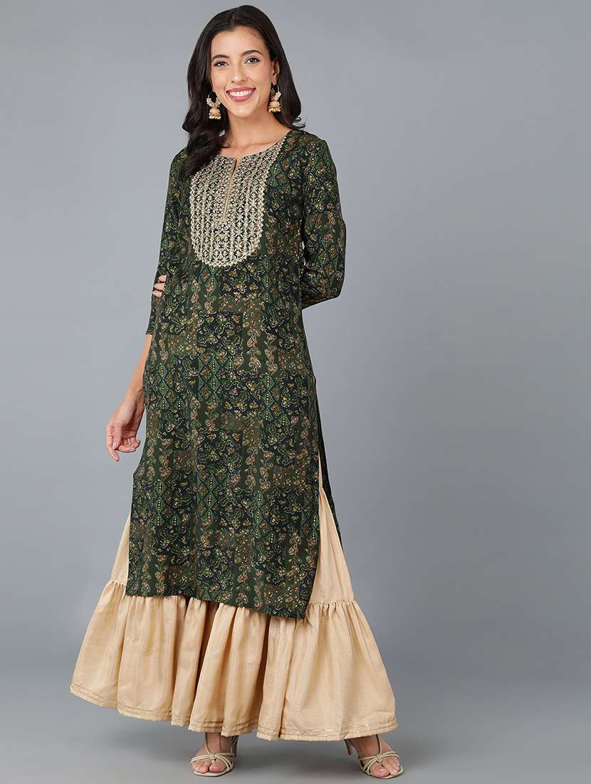 women's straight kurta
