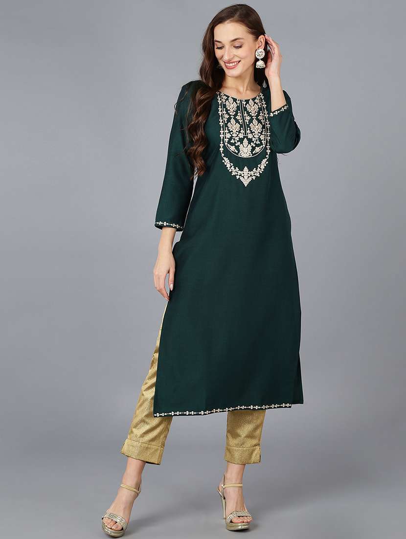 women's straight kurta