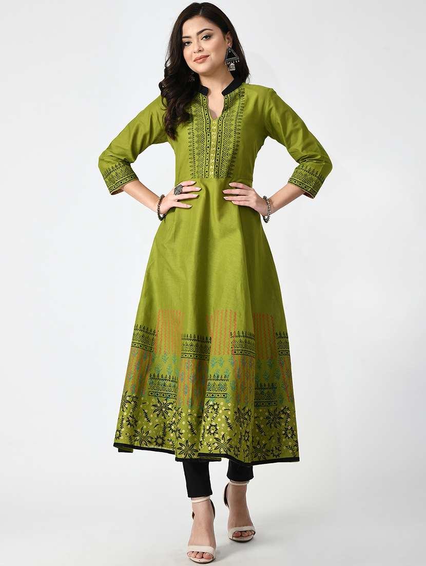 women's flared kurta - 19349279 - Zoom Image - 0