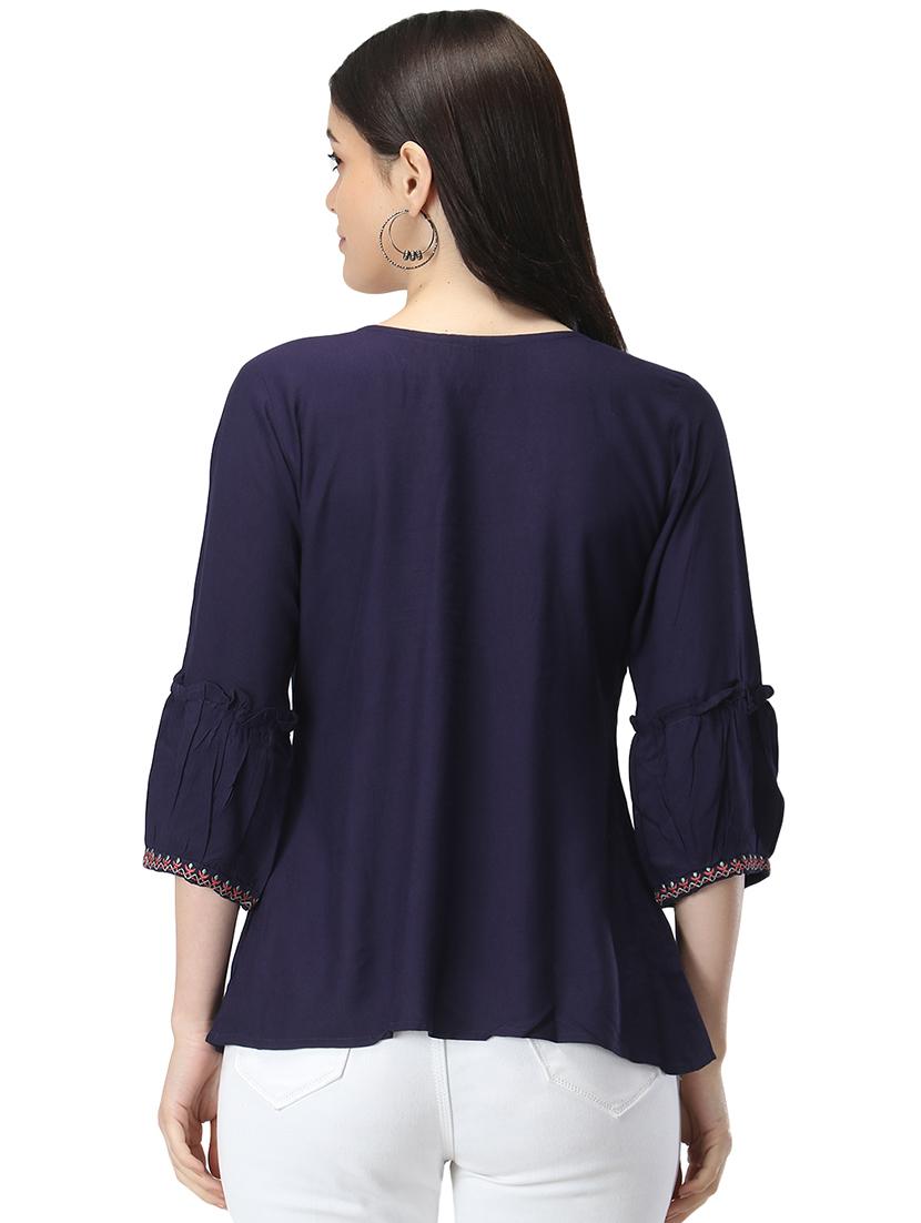 blue regular top - 19349389 - Standard Image - 2