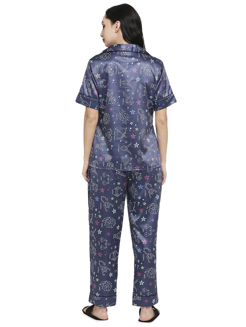 women printed night suit set - 19349765 -  Standard Image - 2