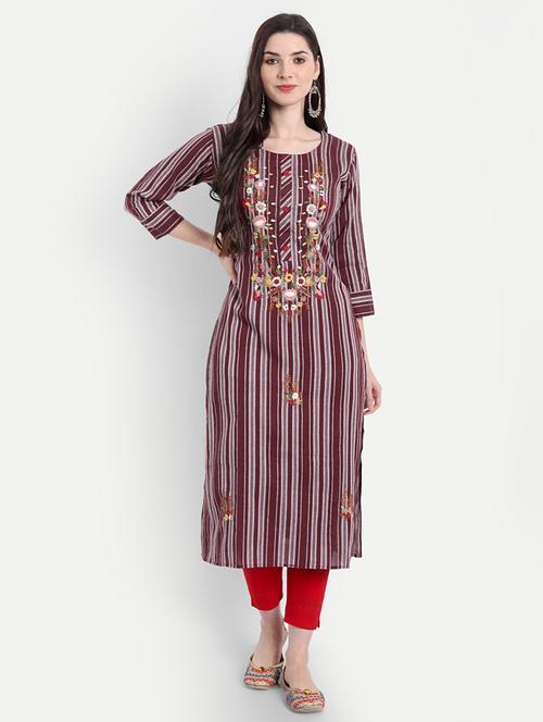 women's straight kurta - 19350354 -  Standard Image - 0