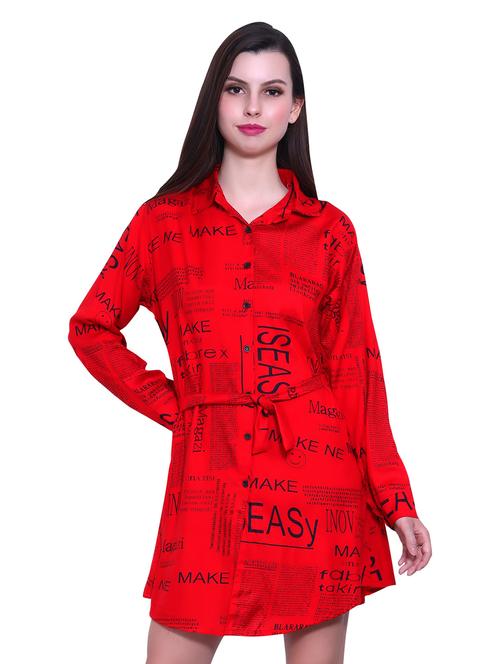 women's shirt typography dress - 19350495 -  Standard Image - 0