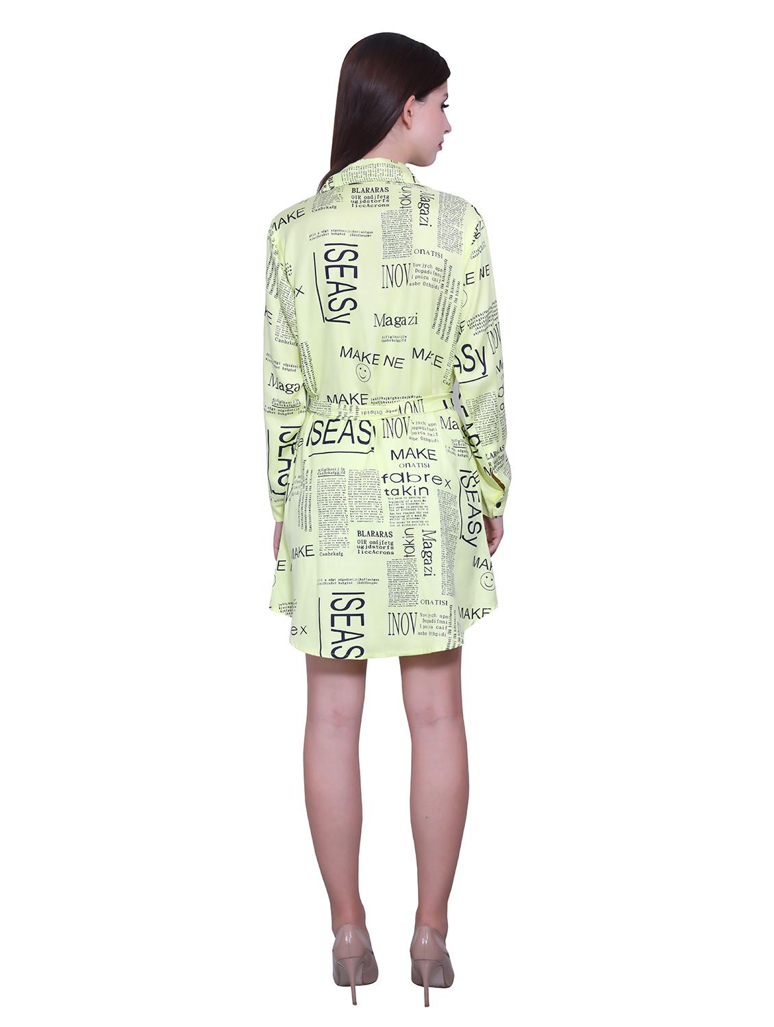 green crepe aline dress - 19350496 - Standard Image - 2