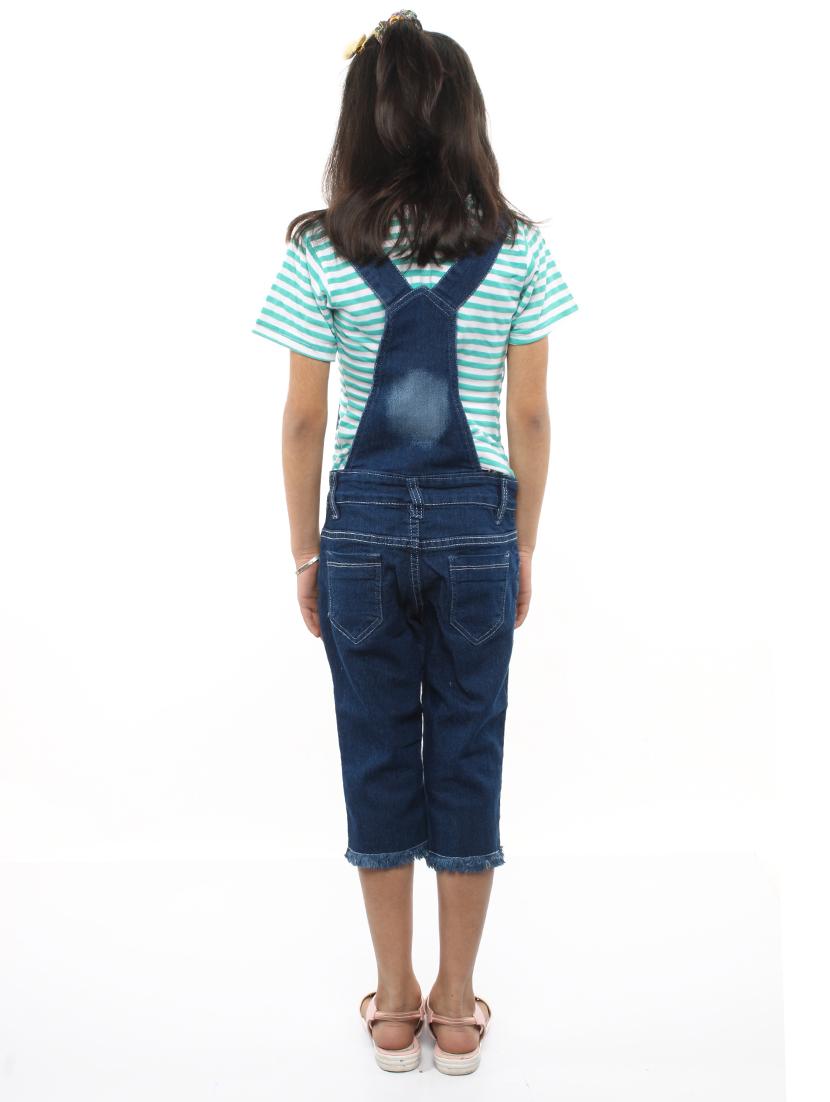 solids denim dungarees - 19350878 - Standard Image - 2