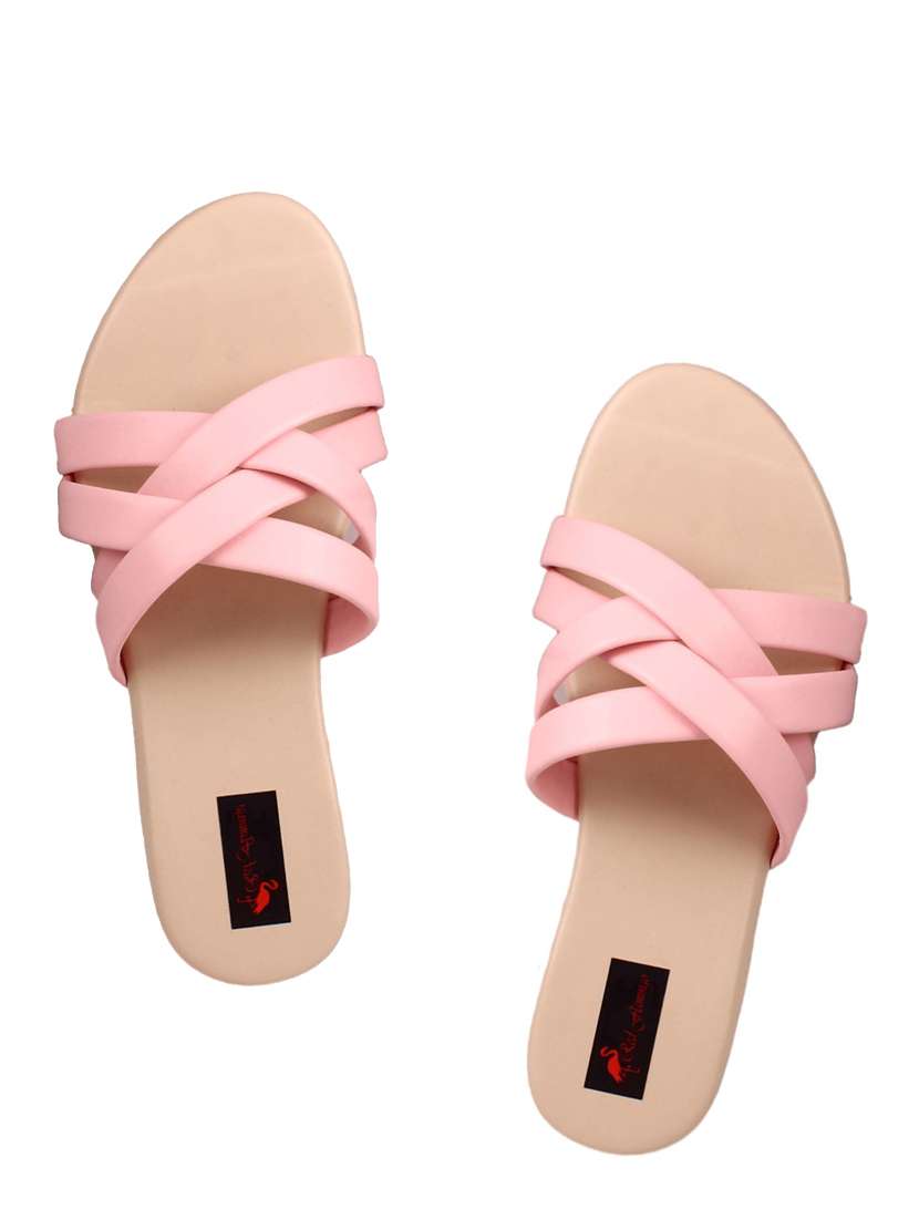 solid slip on flat sandal - 19351427 -  Standard Image - 2