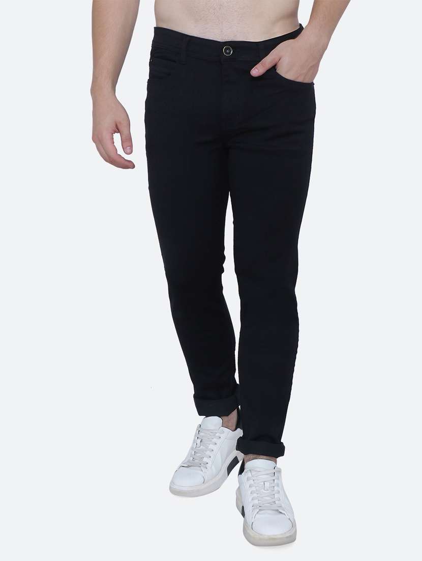 mens slim fit plain jeans