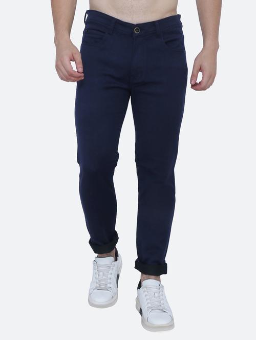 mens slim fit plain jeans - 19351939 - Standard Image - 0