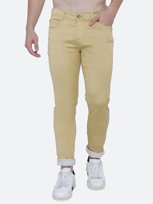 mens slim fit plain jeans - 19351941 - Standard Image - 0