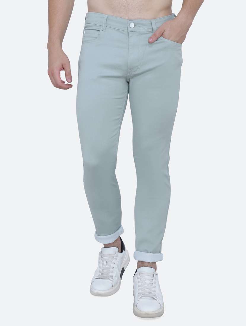 mens slim fit plain jeans