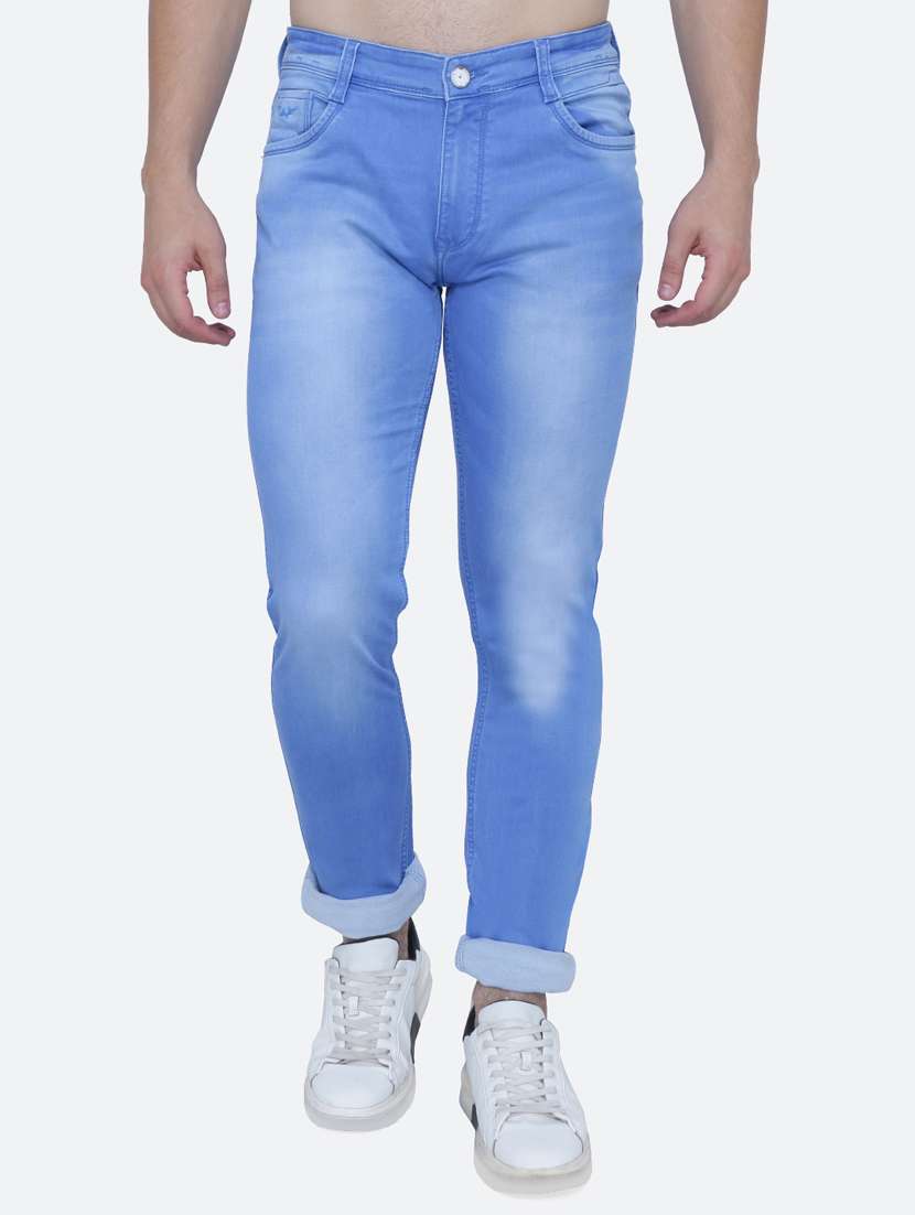 mens slim fit plain jeans