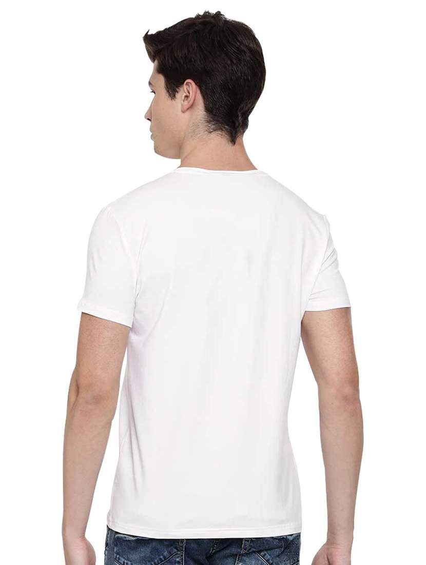 men round neck front print t-shirt - 19353163 -  Standard Image - 2