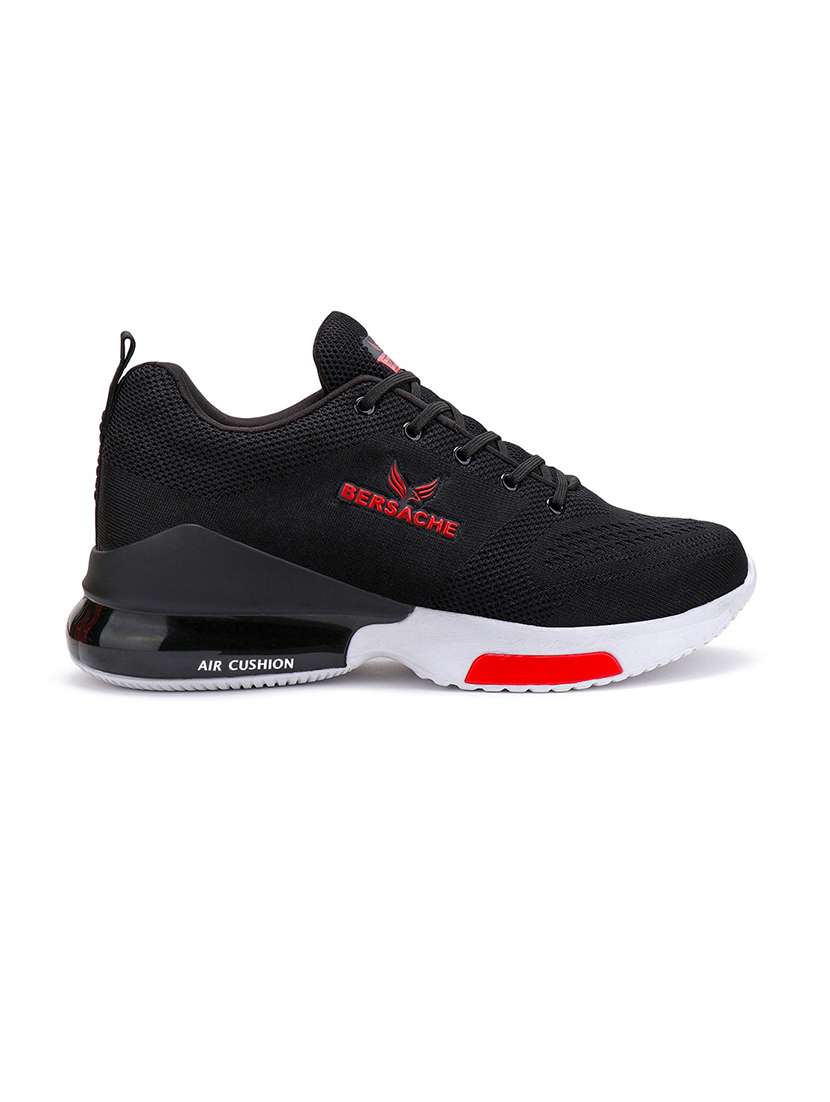 black canvas sport shoes