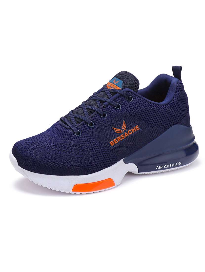 navy canvas sport shoes