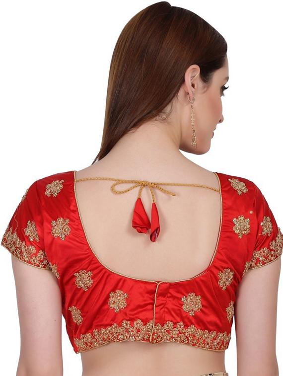 red embellished regular blouse - 19355377 - Standard Image - 2