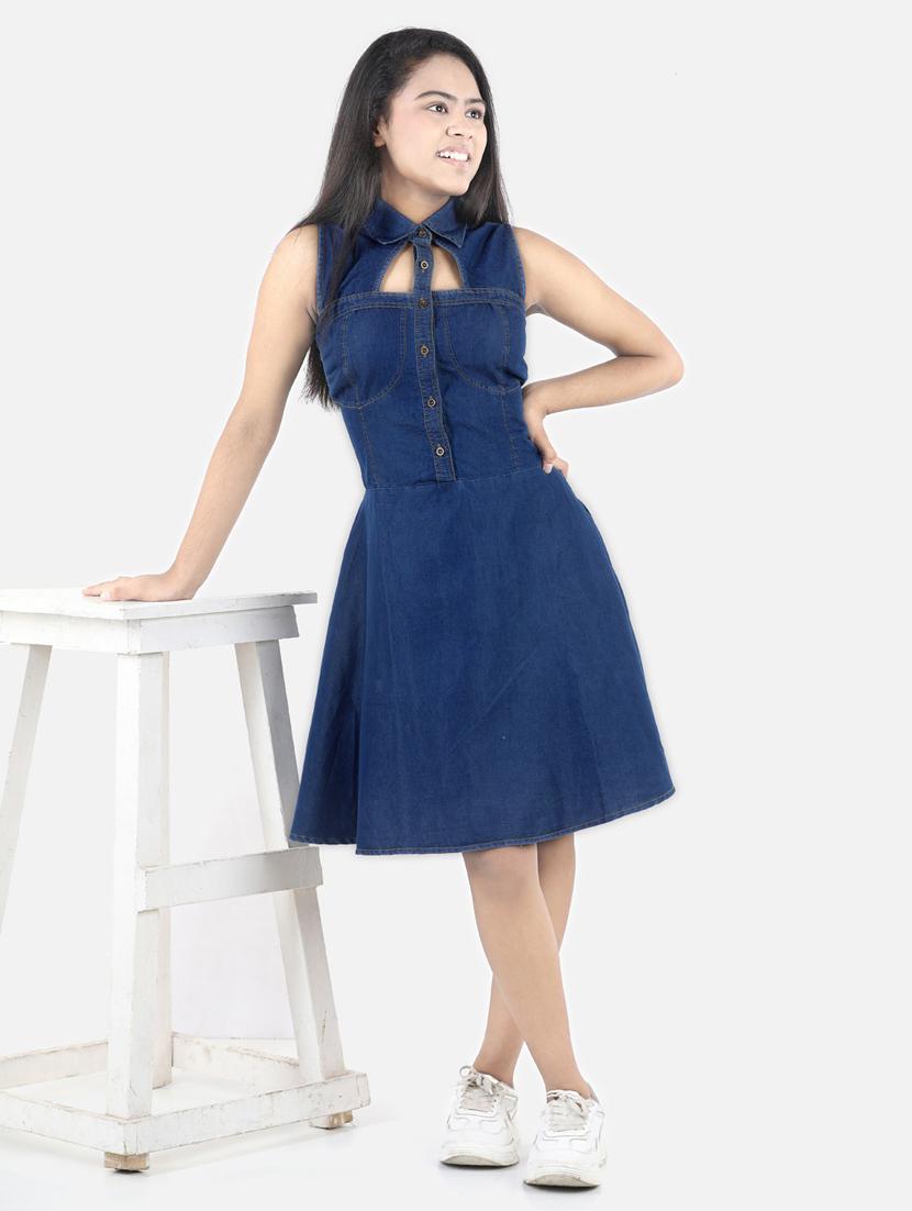 girls collared sleeveless frock - 19370787 - Standard Image - 2