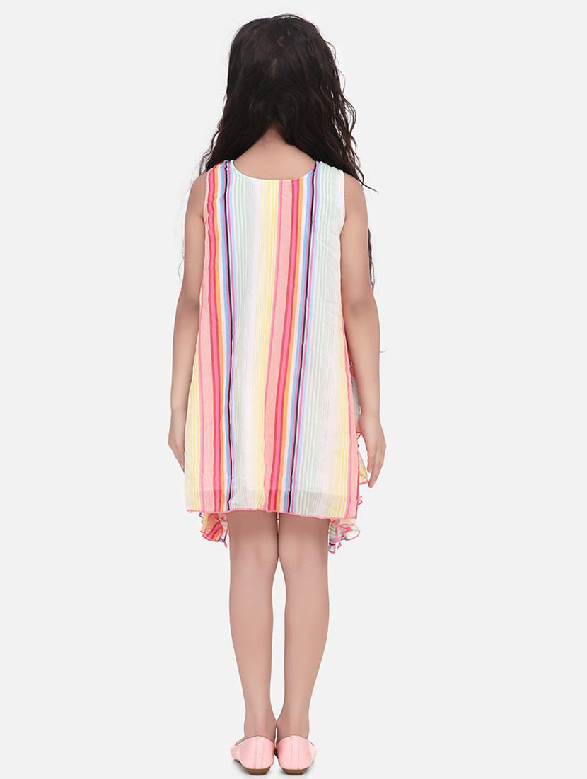 girls round neck sleeveless frock - 19370830 - Standard Image - 2