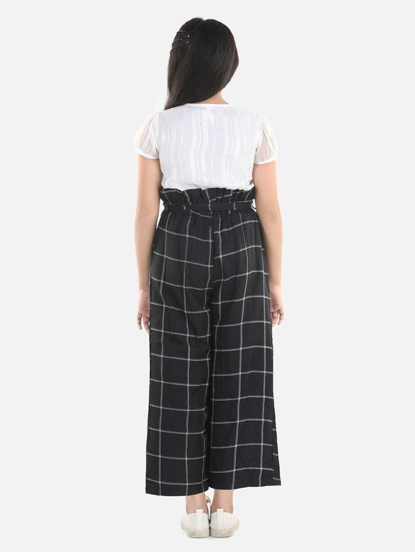 white polyester full length jumpsuit  - 19370910 -  Standard Image - 2