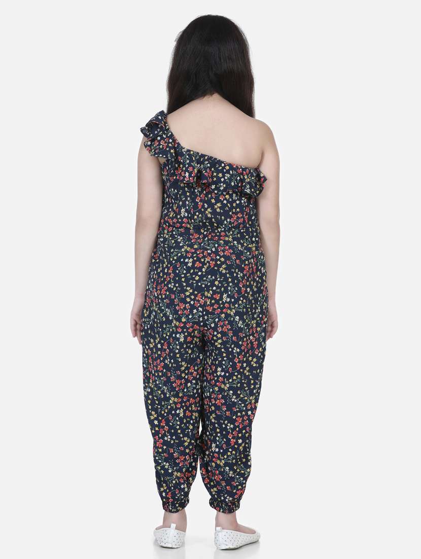 blue rayon full length jumpsuit - 19370912 -  Standard Image - 2