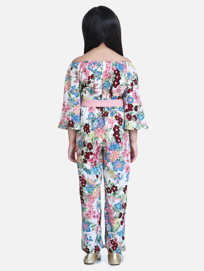 multi colored polyester full length jumpsuit - 19370919 - Standard Image - 2