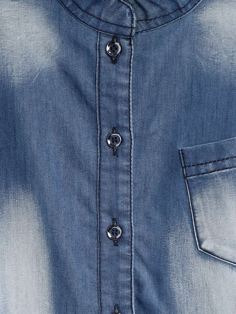 blue denim full length jumpsuit  - 19370938 -  Standard Image - 2