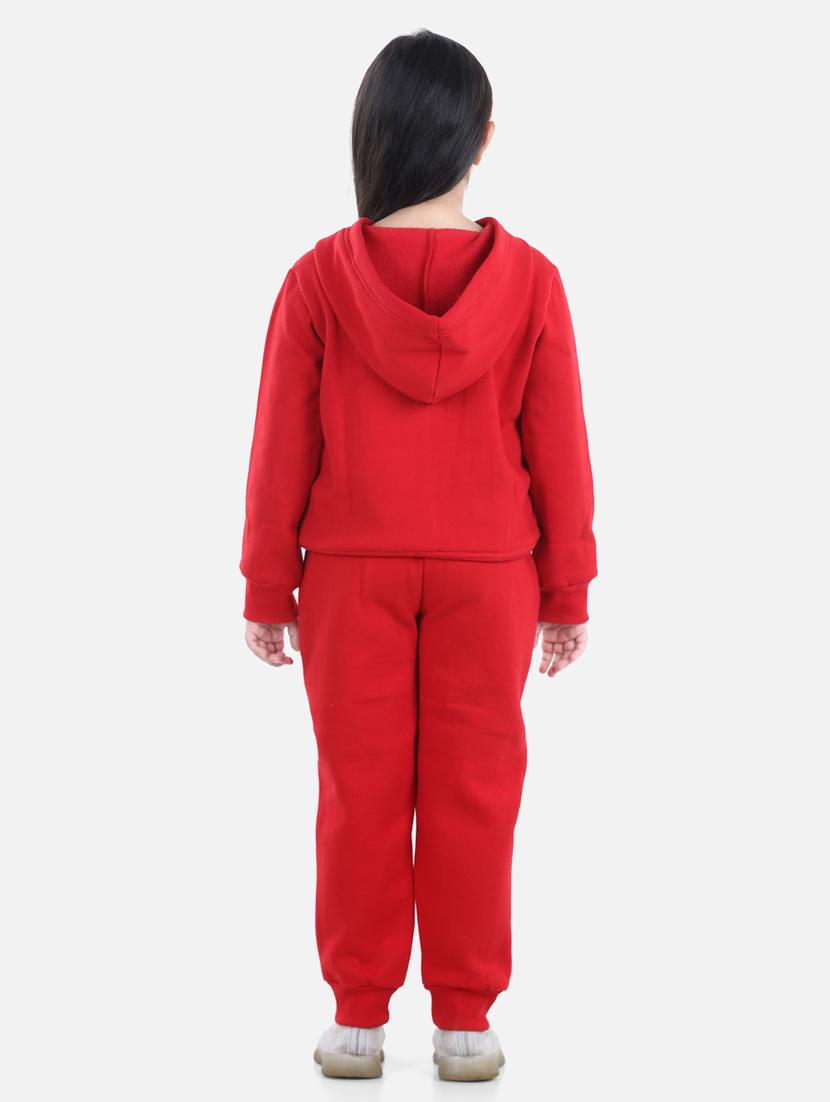 red cotton blend full length twin sets - 19370987 - Standard Image - 2