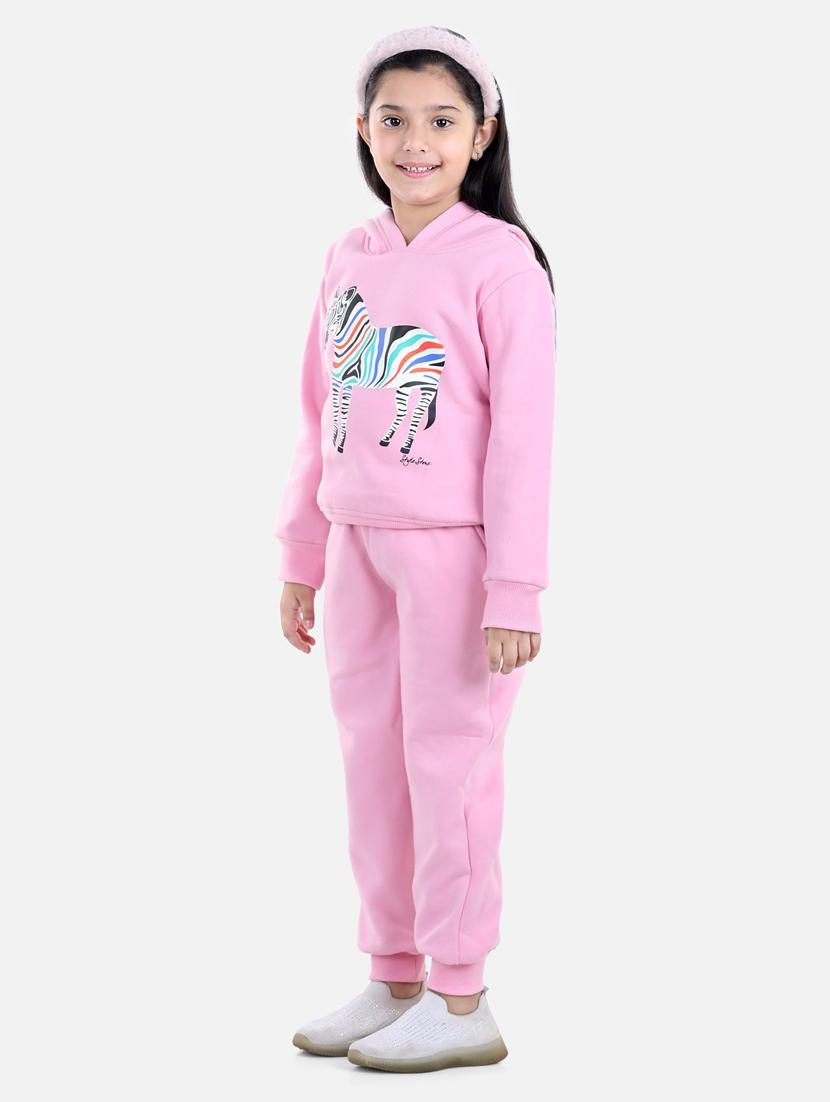 pink cotton blend full length twin sets - 19370989 - Standard Image - 2