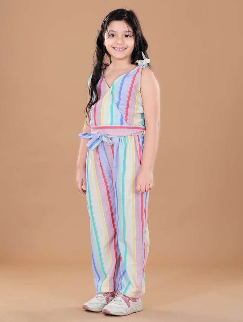 multi colored cotton full length twin sets 