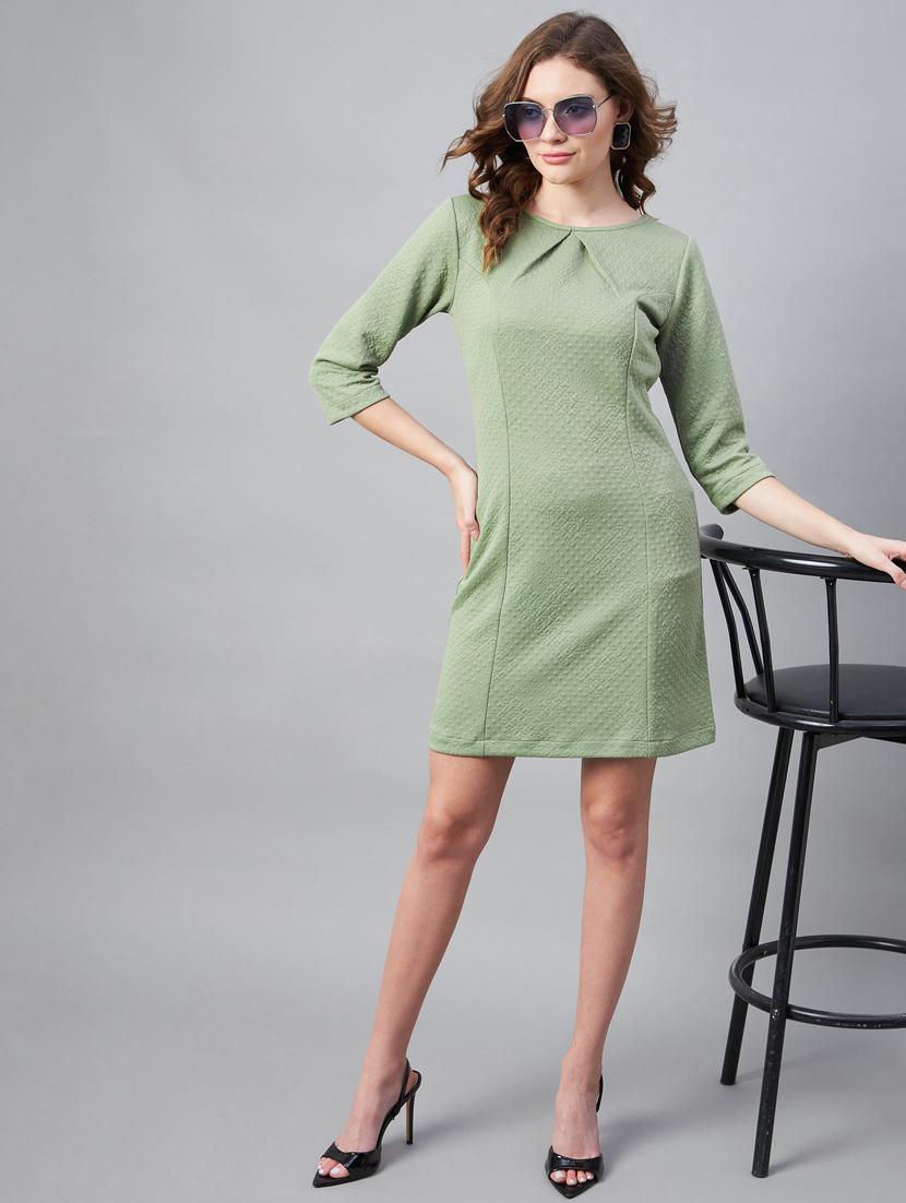 women's shift solid dress - 19371157 -  Zoom Image - 0