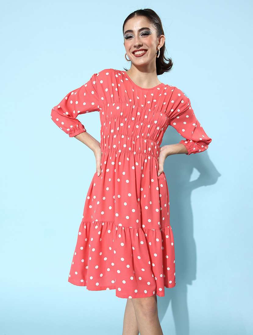 women's tiered dress self design dress