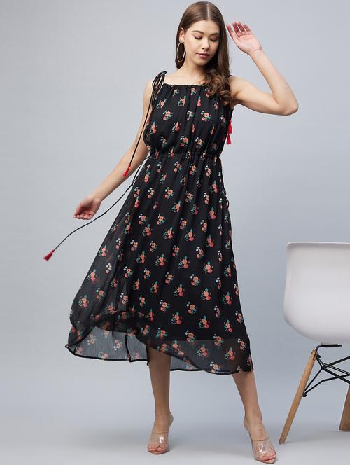 women's fit & flare floral dress - 19371198 -  Standard Image - 0